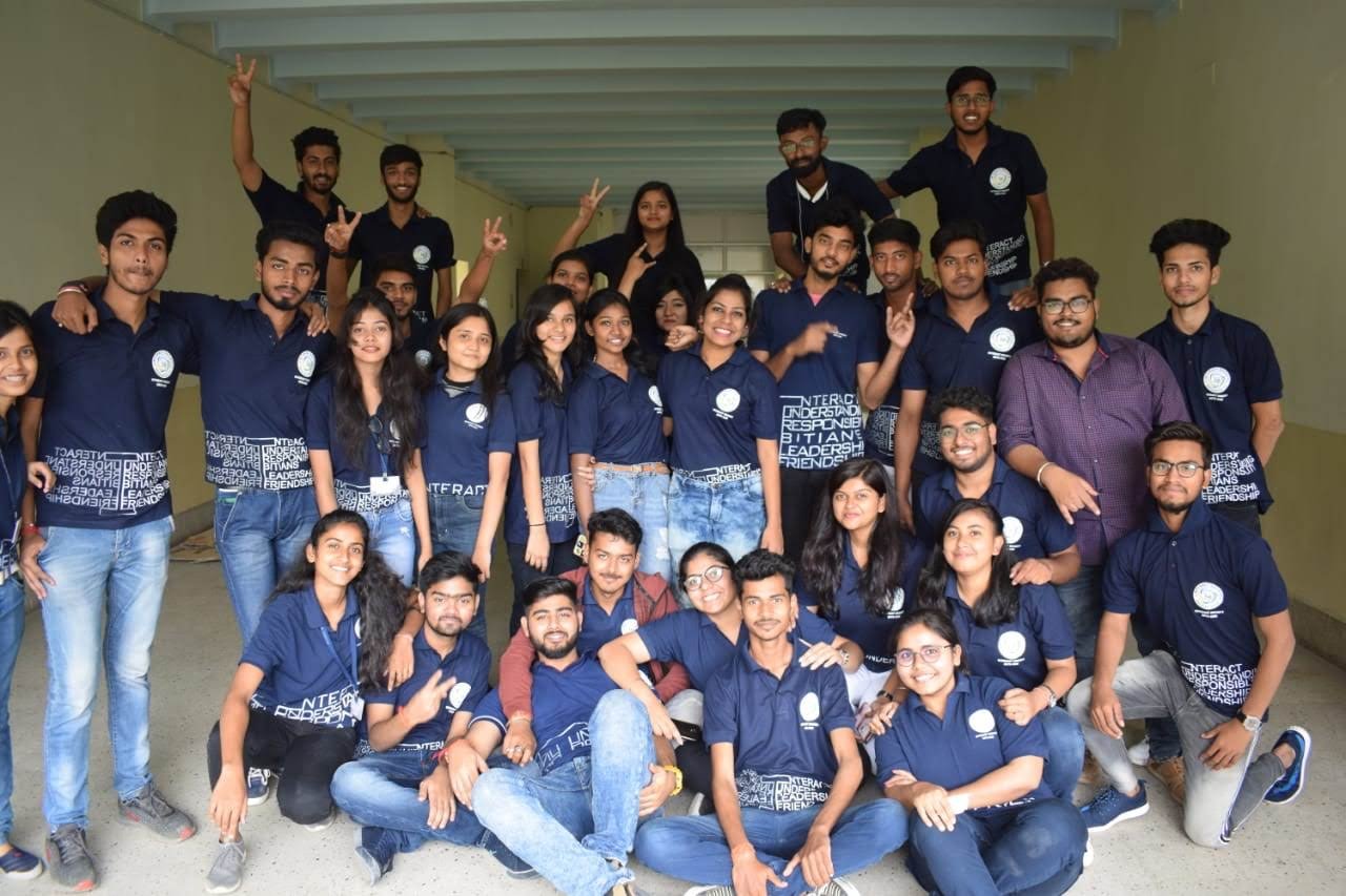 Student volunteer at a Gurukul center